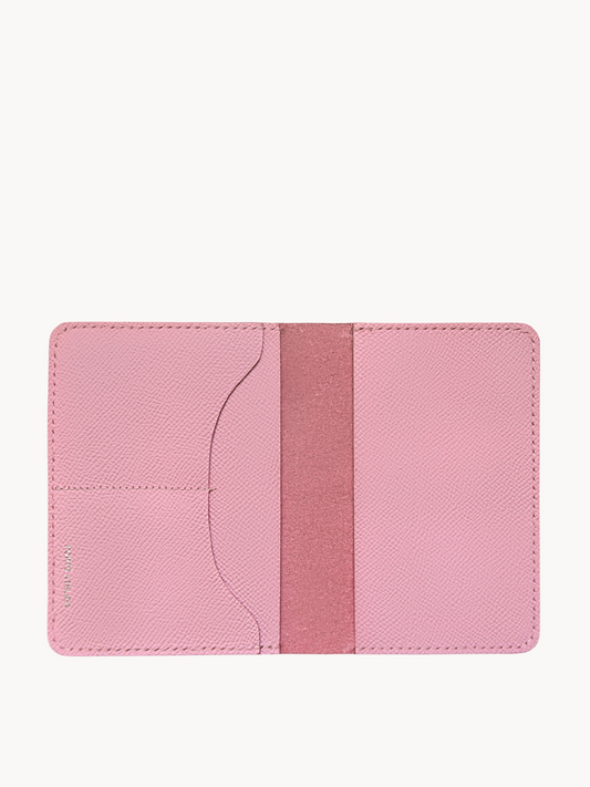 Carlo Passport Holder in Peony Leather