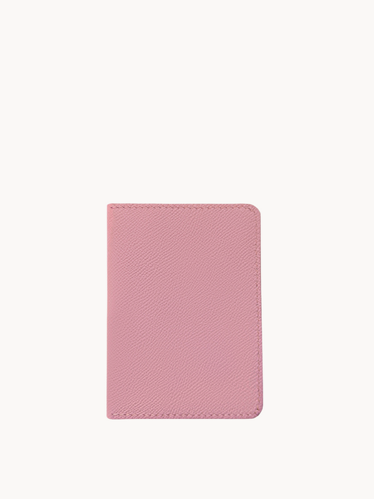 Carlo Passport Holder in Peony Leather