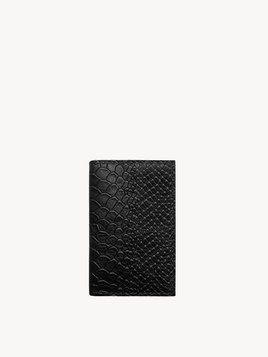 Lorenzo Bifold in Noir Snakeskin Leather