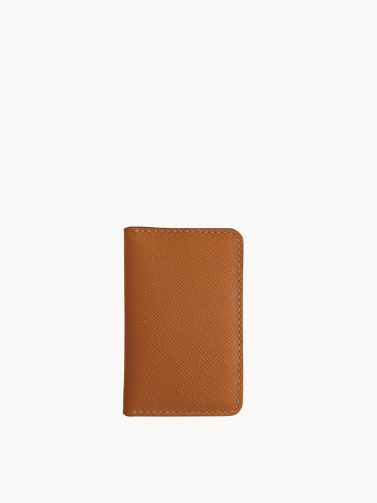 Lorenzo Bifold in Caramel Leather